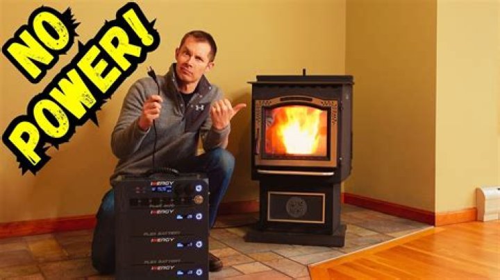 Can you run a pellet stove with a generator?