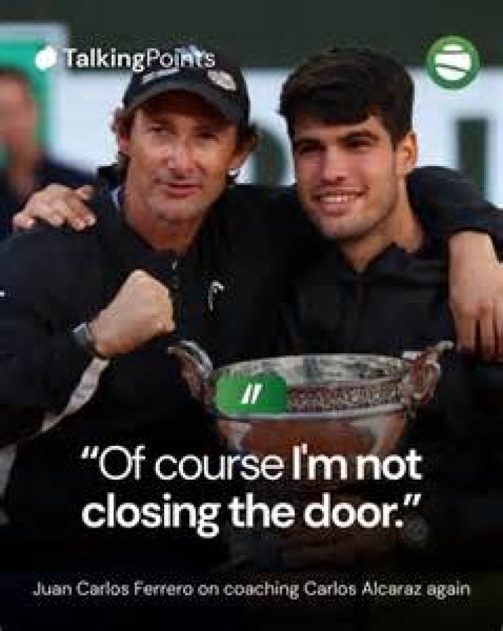 Carlos Alcaraz coach: Who is Juan Carlos Ferrero?