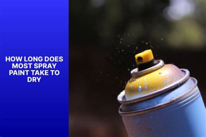 How long for spray can paint to dry?