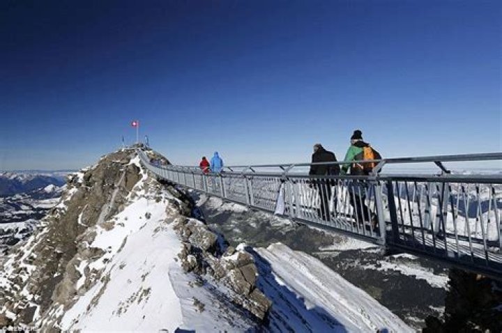 Peak Walk Suspension Bridge In The Swiss Alps Is First Of Its Kind