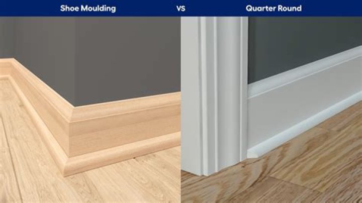 Should shoe molding match floor or baseboard?